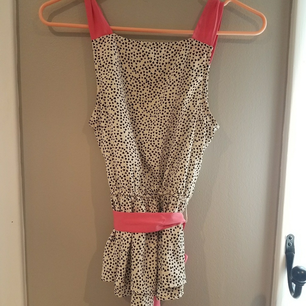 Candies Heart Print Tank - Picture 3 of 6